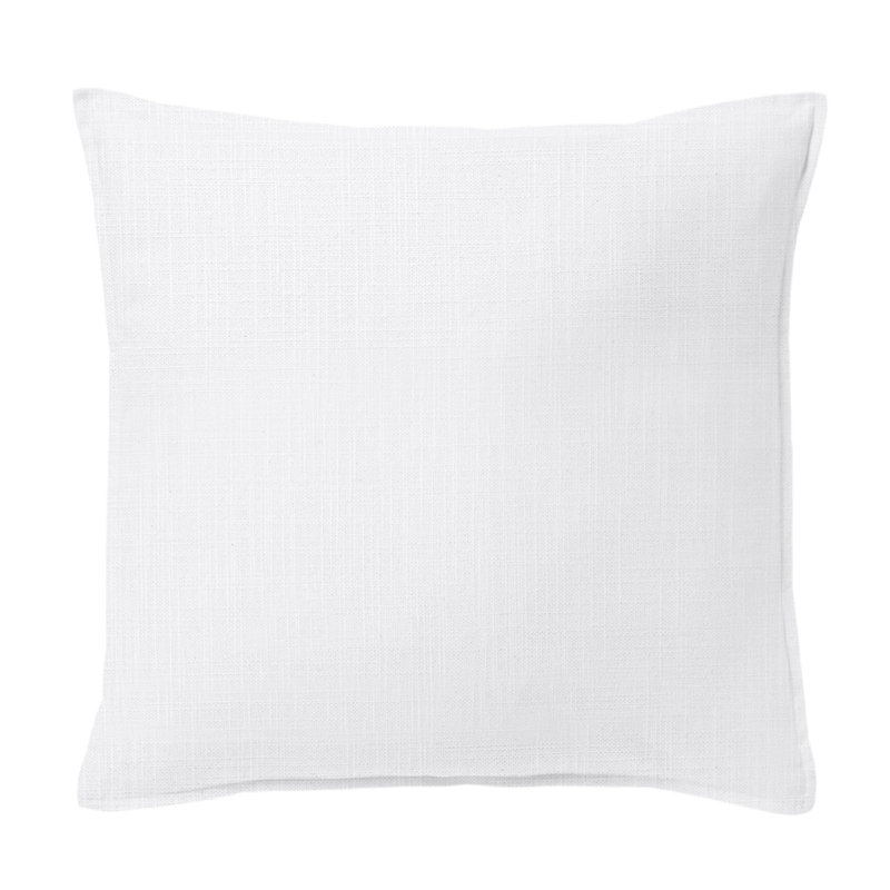 Lynnin White 24X24" Square Pillow, 18"  x 18" 