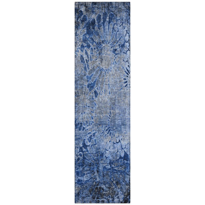 Machine Washable Indoor/Outdoor Derrick ACN2224 Floral Rug