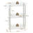 Multi-Tier Rolling Storage Cart with Wheels – 3-Tier Plastic Utility Organizer for Bathroom, Kitchen, Bedroom, Office, Pantry, or Laundry Room, Clear-93655900-93655897
