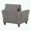 Fauteuil club classique, tissu chenille et ressorts ensachés
