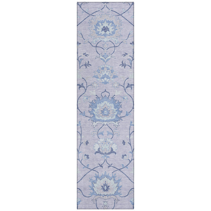 Machine Washable Indoor/Outdoor Mattera ACN2291 Global Rug, Runner 2'3" x 7'6"