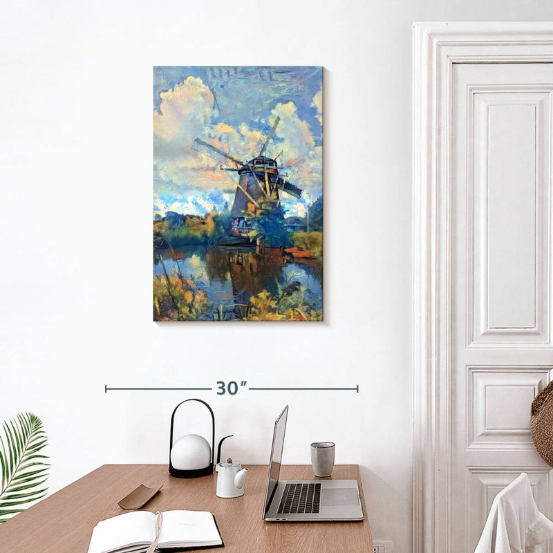 Lilie Amsterdam Windmill, 30" H x 20" W