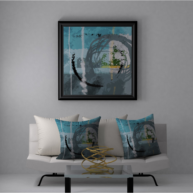 Housse de coussin décorative carrée Energy ACE, 18 po x 18 po