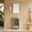 Ensemble de meuble-lavabo simple 18 po avec plateau