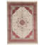 Tapis turc ivoire et rouge 9 x 12