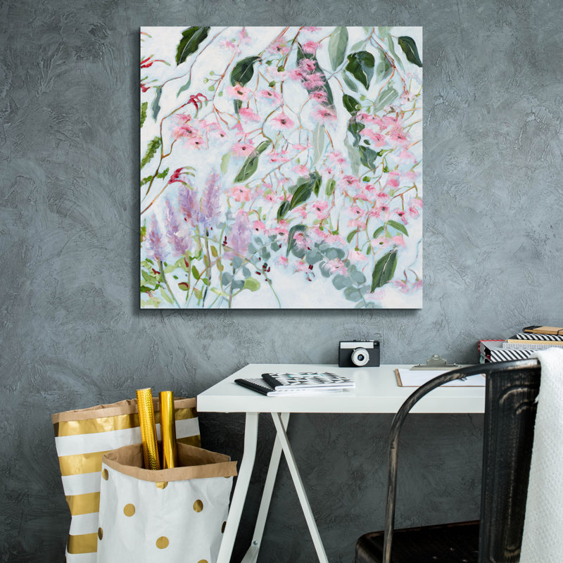 «Gum Tree Blossom» par Meredith Howse, art épique Graffiti, 26 po x 26 po, H 26 po x l 26 po