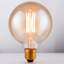 8W E27 Dimmable LED Vintage Edison Globe Light Bulb Amber