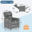 Fauteuil inclinable inclinable à réglage électrique avec massage et poches latérales chauffantes et port USB-394514652