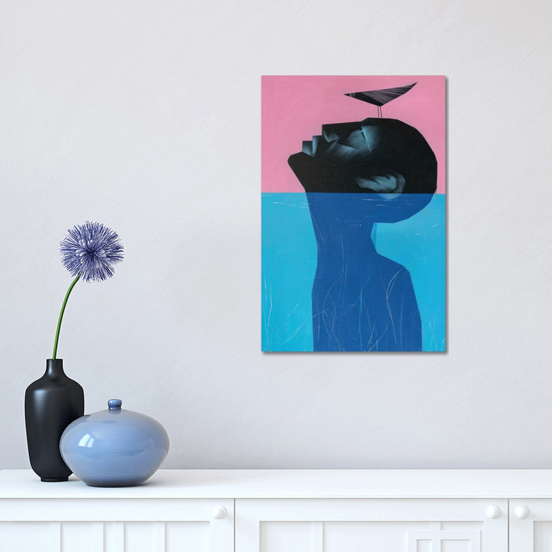 Drowning Voluntary II 1 Piece Painting on Canvas, 66.04 cm H x 45.72 cm W x 1.91 cm D, Wrapped Canvas