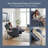 Blue Fabric Swivel Glider Recliner Chair, 360° Swivel Rocker Recliner With Stain-Resistant Linen Upholstery, Equipped With USB Charging Port (Set Of 2)-31531745