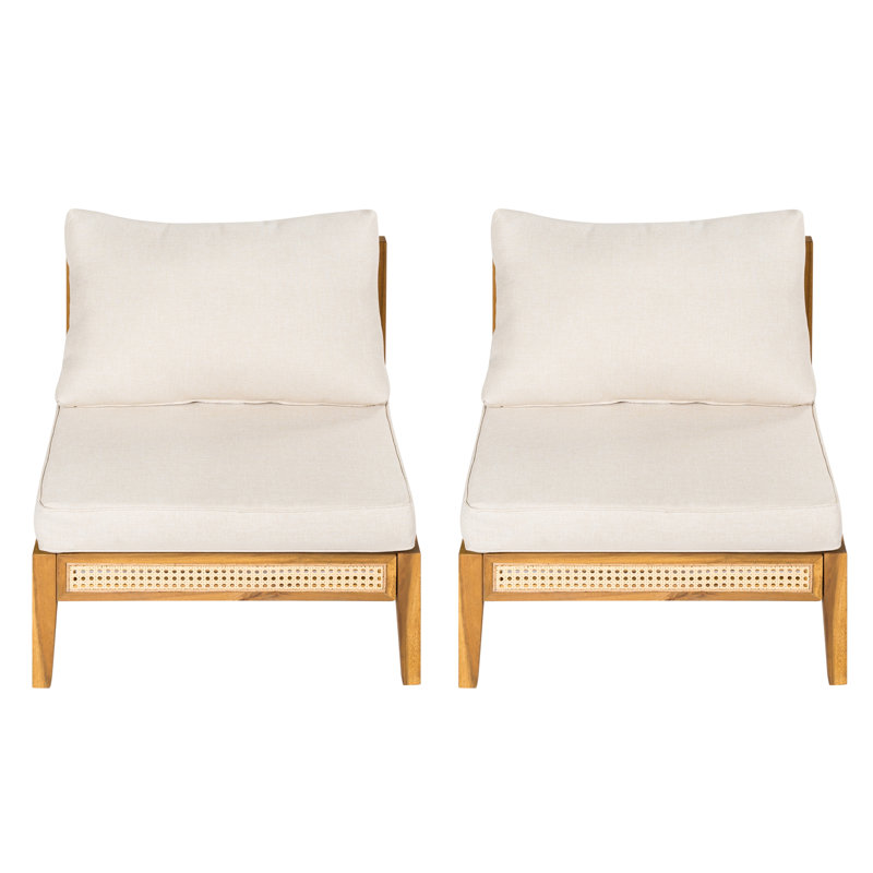 Chaise sans accoudoirs Kirkby, ensemble de 2