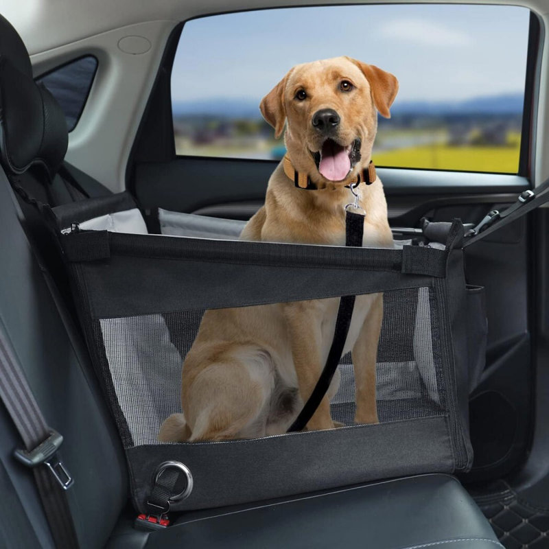 Siège d'auto pour chien, Noir
