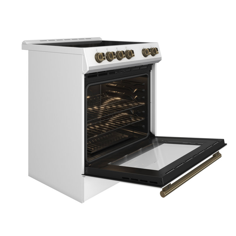 Ensemble de cuisine 2 pièces FORNO Premium - hotte 30 po blanc Leonardo, Blanc