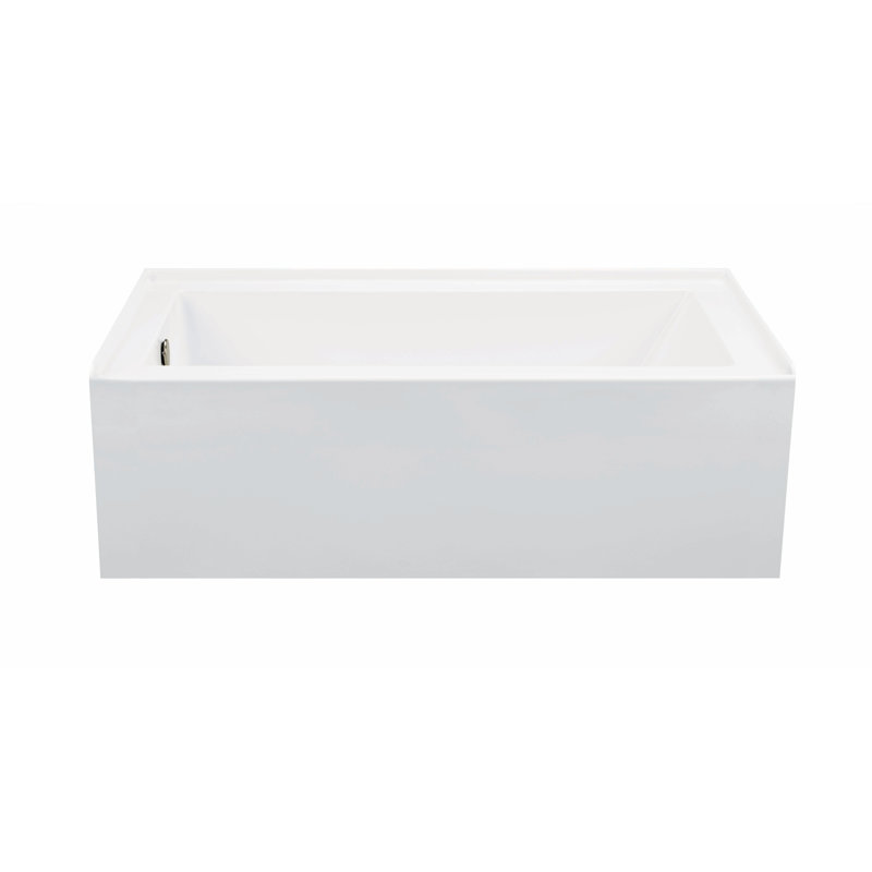 MTI Solutions Soaker Tub 60X32X20.625, White, Right