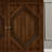 33.6" Retro Wooden Sideboard Buffet Cabinet With Storage, Symmetrical Geometric Accent Display Cabinets, Media Console Credenza For Living Room/Entryway/Dining Room/Kitchen, Walnut-427856888