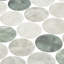 Carreau de mosaïque en verre 2 po x 2 po Eterna Big Penny-131483612