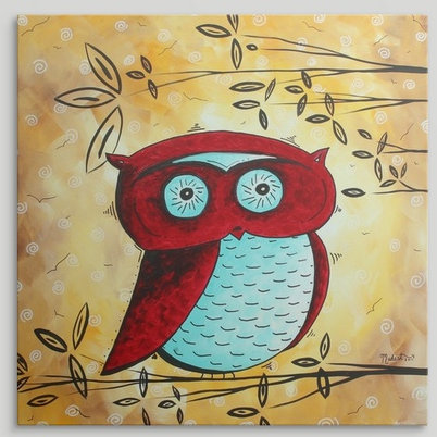 « peekaboo » par megan duncanson, reproduction d’art, H 16 po x l 16 po x P 1,5 po, Toile