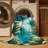 Washable Lagoons Hawaiian Area Rug-776789563