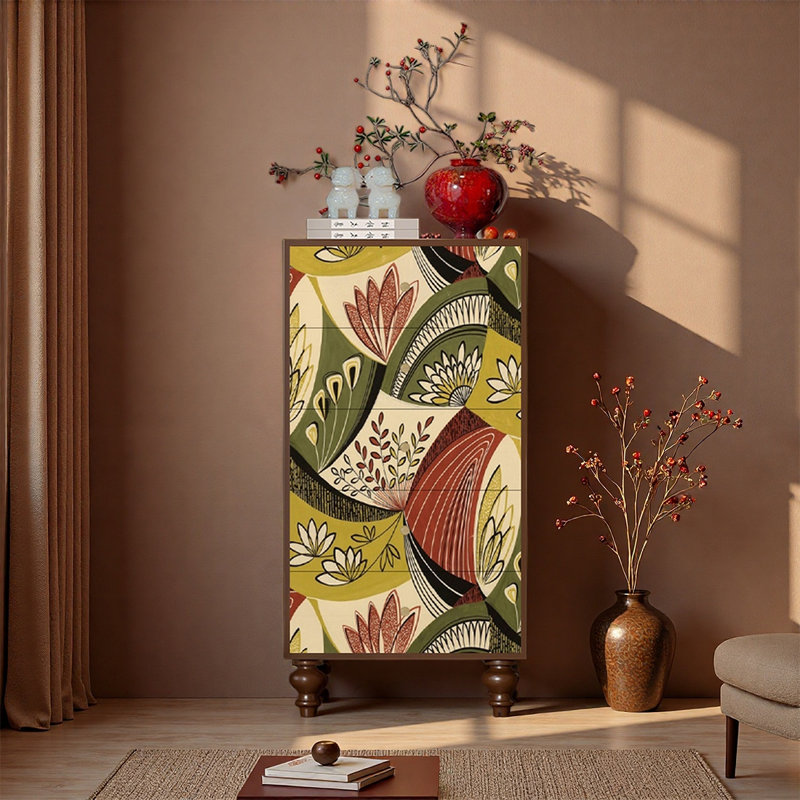 Armoire décorative Elegant, Noyer