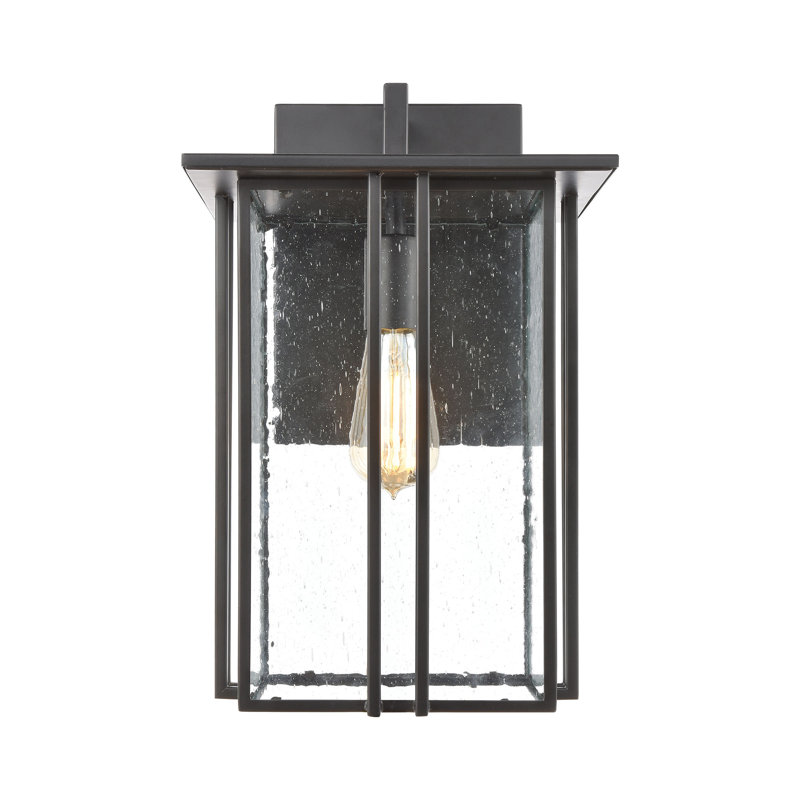Radnor 16'' High 1-Light Outdoor Sconce - Matte Black, 16" H x 10" W x 11" D