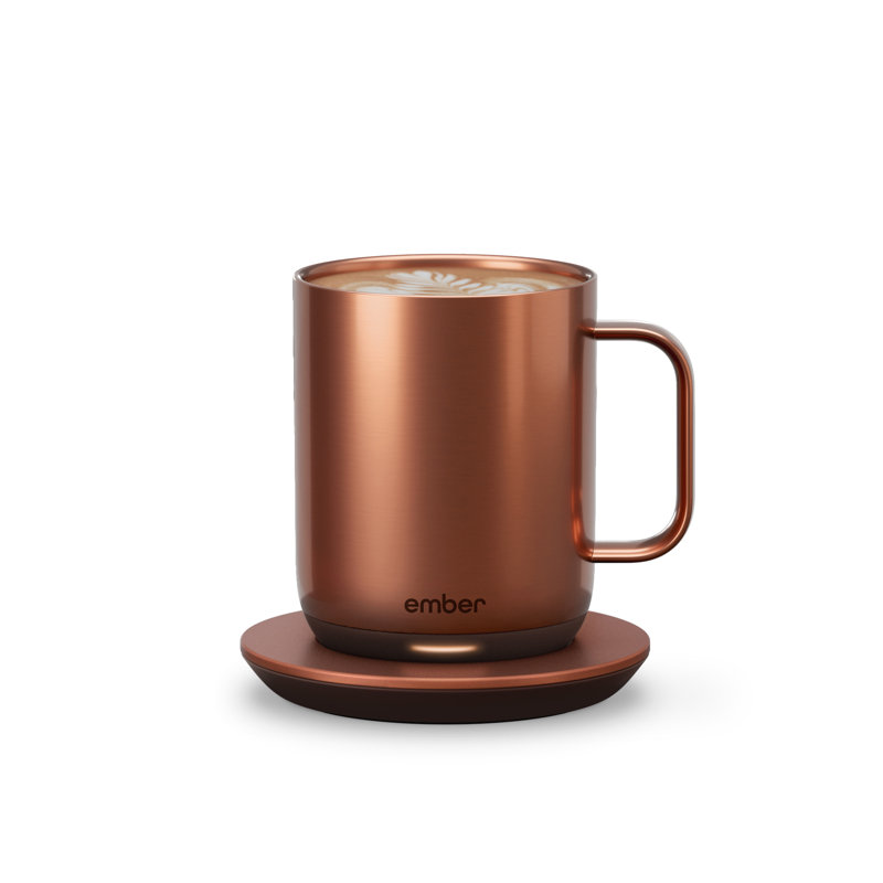 Ember Mug 2, Temperature Control Smart Mug, 10 Oz, Copper
