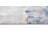 Rug Branch Joni 2' x 8' (2'3" x 8') Blue/Beige Stone Mosaic Indoor Runner Rug, Contemporary, Low Pile, Stain-Resistant Hallway Carpet - Entryway, Mudroom, Bedroom, and Kitchen-1085305283