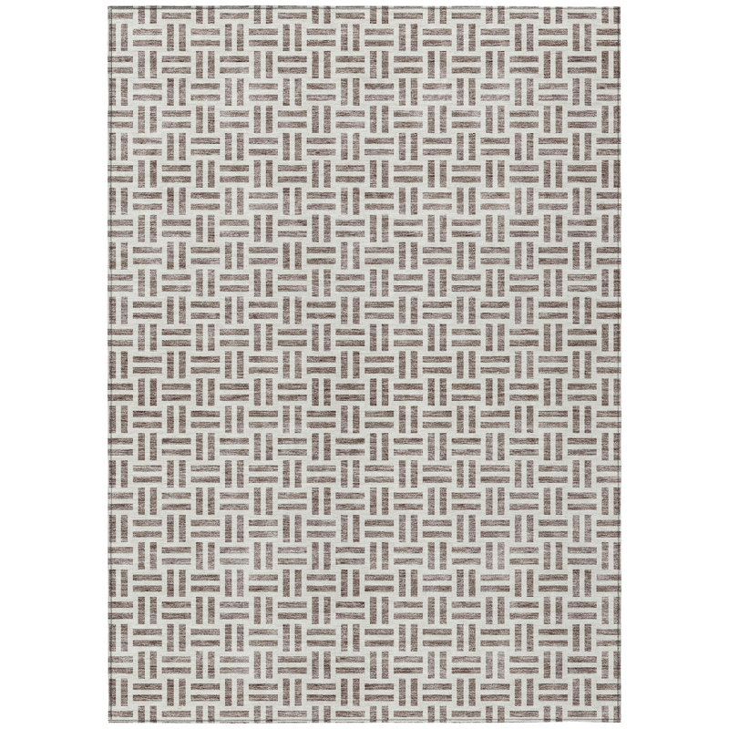 Tapis intérieur / extérieur taupe 3 'x 5'