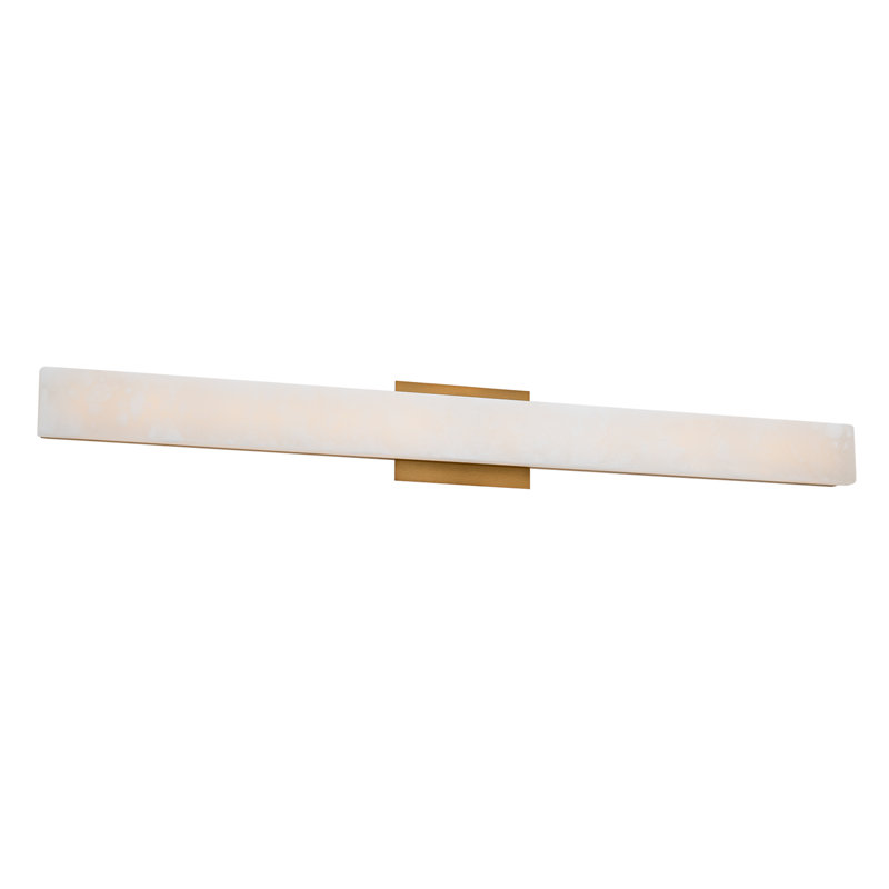 Lanza LED Bath Vanity & Wall Light, Aged Brass