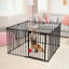 122cm W x 74cm H 8 - Panel Folding Room Divider
