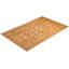 Tapis orange en laine noué à la main de conception unique 6 pi 1 po x 9 pi 5 po Keenan