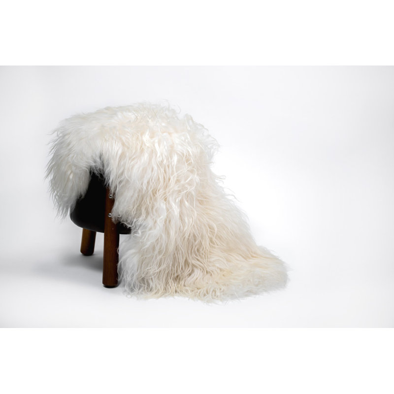 Tapis d'intérieur en peau de mouton 