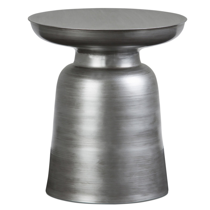 Table d'appoint 17 po, Argent argent