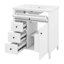 Ensemble de meuble-lavabo 30 po avec lavabo, meuble de rangement simple avec tiroir inclinable, 3 tiroirs, tablette réglable et support de rangement-1881991196-1881216079