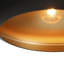 Justyce 1 - Petit luminaire suspendu noir/laiton