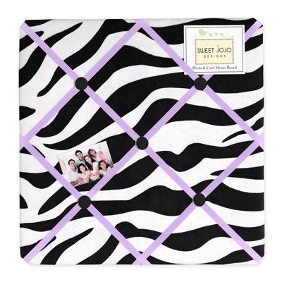 Zebra Wall Mounted Bulletin Board