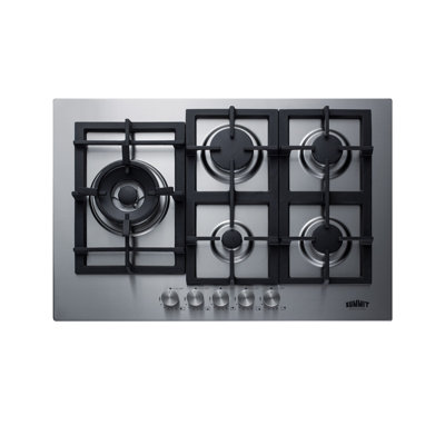 Summit Appliance 30" Gas 5 Burner Cooktop