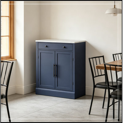 Kitchen Pantry with Drawer, 2 Adjustable Shelves and 2 Door Shelves