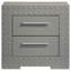 Table de chevet 2 tiroirs Pierce Grey-1413838947