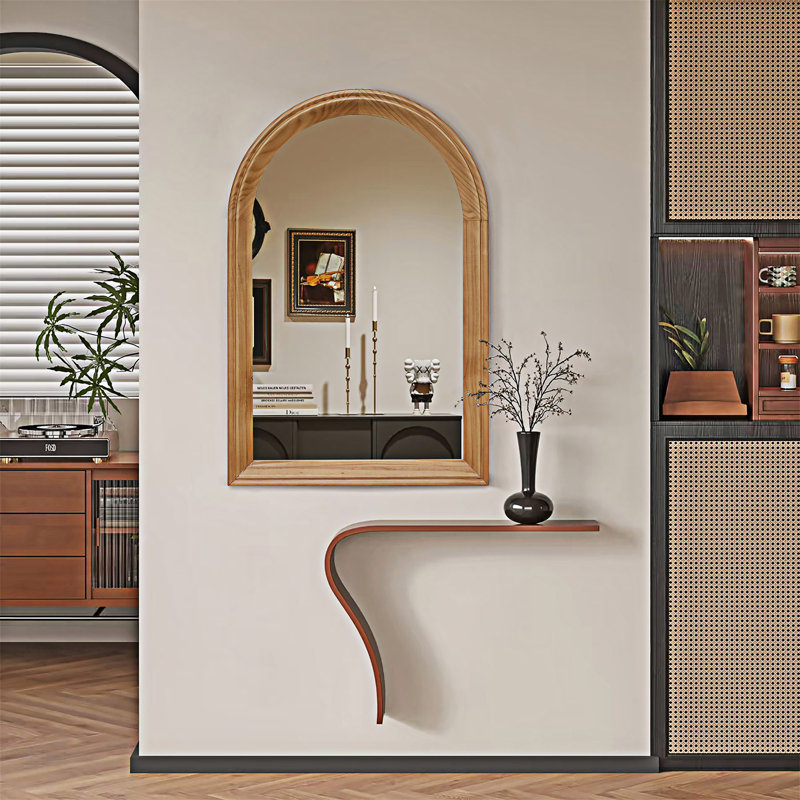 Wood Framed Wall Mirror