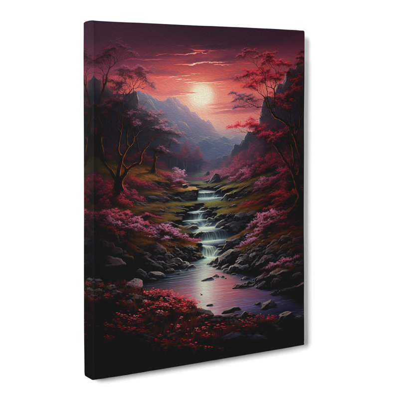 Landscape Tachisme - No Frame Print, 50cm H x 35cm W x 3cm D