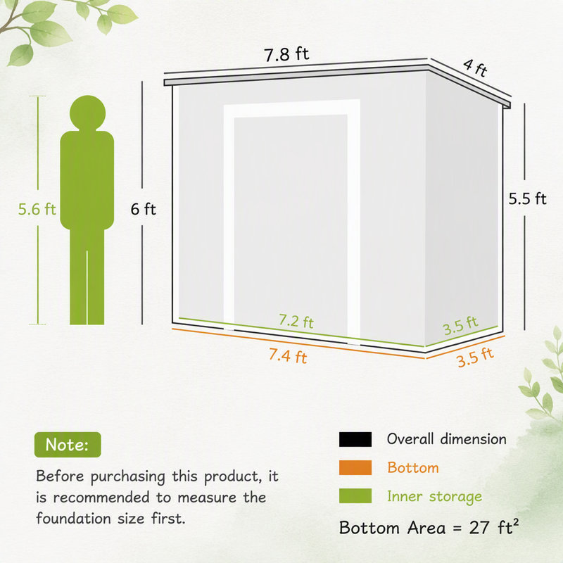 Remise de jardin durable en polypropylène avec plancher pour un rangement extérieur organisé et une protection contre les intempéries