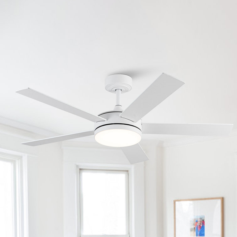 Vaczon 48" 5 - Blade Modern Ceiling Fan with LED Lights and Remote Control