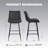 PU Leather Upholstered Counter & Bar Stool Set of 3-714696760