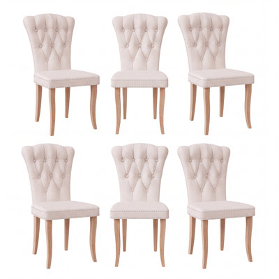 47 cm H Tufted Velvet Side Chair
