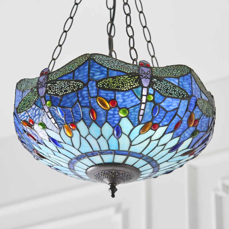 Paturi 3 - Light Bowl Pendant, Blue