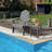 Outdoor Adirondack Chair With Built-In Cup Holder For Backyard Porch-36485948