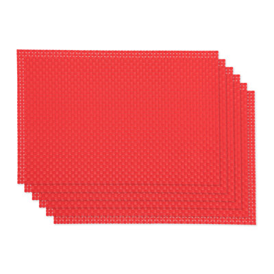 Mull Vinyl Solid Colour Rectangle Placemat