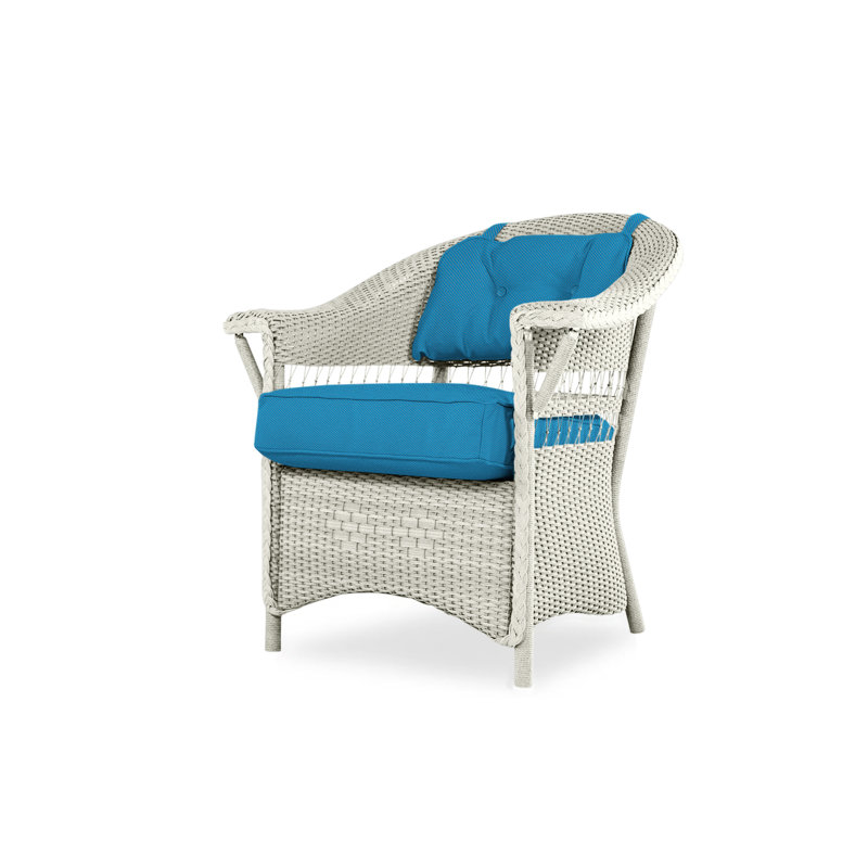 Nantucket Outdoor Dining Armchair, Friendly Flax, Linen