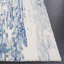 Tapis en laine / coton touffeté à la main Jayma en ivoire / bleu-1989869901