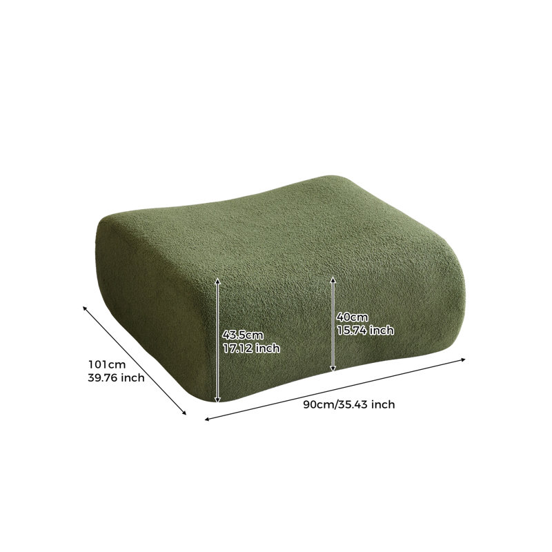 Canapé modulaire 4 pièces avec repose-pieds